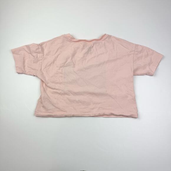 The North Face Girls Never Stop Exploring Pink Crop Tee - Picture 4 of 4